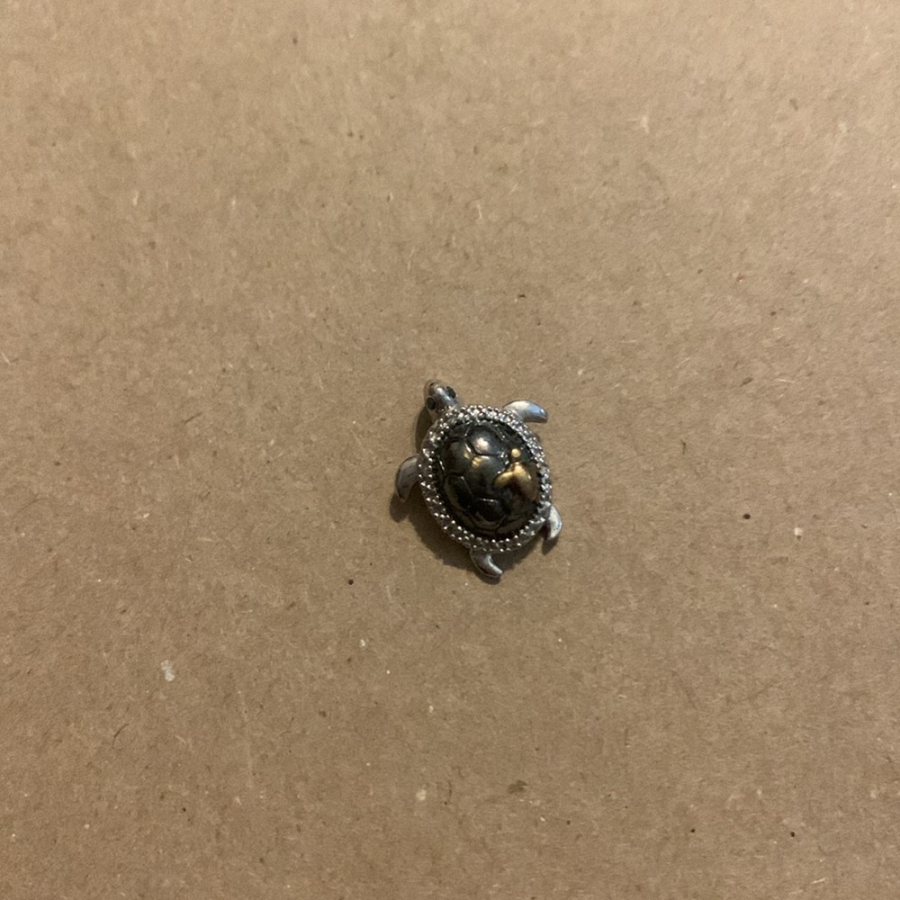 Small Turtle Pendent Charm - image 2